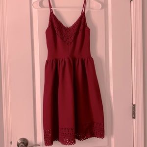 Maroon Dress
